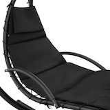 thumbnail of tectake Poltrona flutuante Elaria com toldo e bolsa lateral - Preto