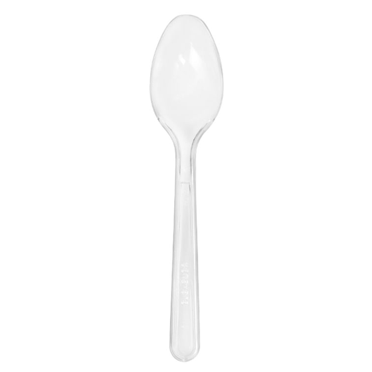 MONOUSO - Cucchiaino Riutilizzabile PS Trasparente 12,5cm (720 Pezzi)
