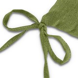 thumbnail of 4er Set Sitzkissen Stuhlkissen 40x40 OEKO-TEX  - grün grasgrün Sitzauflage Bank Polster Sitzpolster mit Bändern / Schleife, Indoor / Outdoor