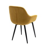 thumbnail of SalesFever Armlehnstuhl | 2er Set | Strukturstoff | B 64 x T 59 x H 86 cm | Gelb