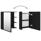 thumbnail of Helloshop26 - Badezimmerspiegelschrank 62,5 x 20,5 x 64 cm schwarze Spanplatte 02_0006736