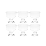 thumbnail of Excelsa Set Von 6 Eisbechern Malibu' Glas 9,5Xh9,5X9,5 Cm Transparent