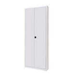 thumbnail of Rocada armario metálico puertas batientes color blanco ral 9003 incluye 4 baldas. Medida 102x198x45cm (largo x alto x prof)