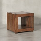 thumbnail of Couchtisch MUMBAI Massiv-Holz Sheesham 50 cm breit Wohnzimmer-Tisch Design dunkel-braun Landhaus-Stil