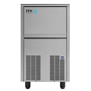 Maquina de hielos macizos 60 Kg. ITV Refrigerada por Agua hielo de 40 Gramos.