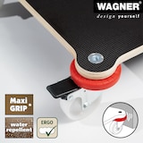 thumbnail of WAGNER Transporthilfe MAXIGRIP PROTECTION - 60 x 40 x 12,5 cm, Kantenschutz, Rollen Ø 75 mm, Tragkraft 200 kg - 20137001