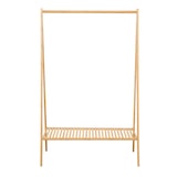 thumbnail of SVITA LANA Garderobenständer Kleiderstange mit Schuhablage Bambus Flur Ankleidezimmer