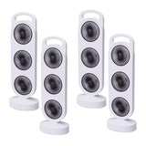 thumbnail of WellHome - Juego de 4 Ventiladores de Mesa USB 3W de 3 Velocidades en color Blanco 37x12x8,3cm