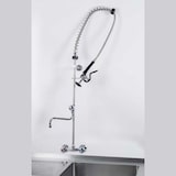 thumbnail of Geschirrbrause Mit Mischbatterie, Zweiloch-Wandmontage, Mit Wasserhahn, Zwei Mischventile