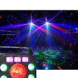 thumbnail of Jeu de lumière Ibiza Light FULLMOON - DMX 5-EN-1 AVEC WASH LED RGBW 4-en-1, UV, LAS R+G, STROBO 20 flashes/sec. & ASTRO