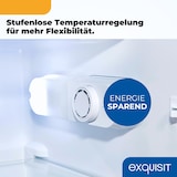 thumbnail of Exquisit Kühlschrank mit Gefrierfach, 82 Liter, Freistehend, Kompakt, 3-Sterne, KS5117-3-010E weiss