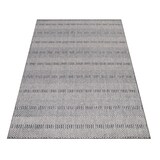 thumbnail of Teppich Balkon Boho Pflegeleicht Waschbar Strapazierfähig Terrasse Küche Läufer Grau 80x250 cm OEKO-TEX Gekettelt – ORLA von Kadima Design