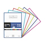 thumbnail of Recargas A4 100 folhas 90g Grelha 5x5 sem margens com orifícios Tiras coloridas