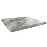 thumbnail of table pliable 60x60 cm plateau stratifié moulé modèle table marbre moulé pied t-one - tigaone