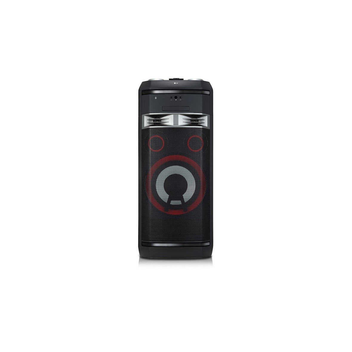 LG XBOOM OL100 Lautsprecher, 2000 W, Meridian, DJ, Karaoke, Sound Sync, Bluetooth, USB, Optische Verbindung, Mikrofon, CD, FM
