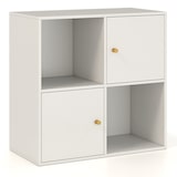 thumbnail of Helloshop26 - 4-teiliges Bücherregal kompakte Aufbewahrung 60 x 29 x 60 cm großes Fassungsvermögen modernes Design weißes MDF 20_0017064