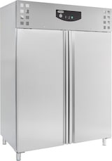 thumbnail of Kühlschrank BONGO | 2x abschließbare Tür | 1410 Liter, HxBxT 201x148x83cm | -2/+8°C | Edelstahl + CHEFGASTRO Geschirrtuch