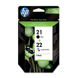 thumbnail of HP 21/22 Combo Pack 2er-Pack Original Tintenpatrone 190 Seiten Schwarz Cyan Magenta Gelb