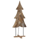 thumbnail of vidaXL Weihnachtsbaum mit Ständer Braun 180 cm Massivholz Teak
