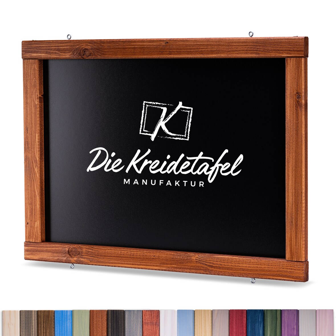 Kreidetafel mit Holzrahmen / Teak 150x60cm