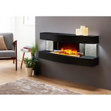 thumbnail of Chemin'Arte Elektrischer Wandkamin Lounge Schwarz 120 cm mit LED-Flammeneffekt - 207
