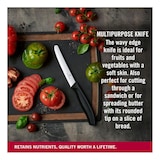 thumbnail of Victorinox Tomatenmesser Swiss Classic 11cm, rund, mit extra scharfem Wellenschliff, schwarz