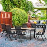 thumbnail of Outsunny Set 7Pz Tavolo con Sedie da Giardino Pieghevoli Regolabili