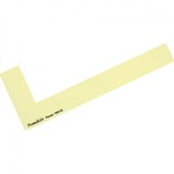 thumbnail of Aufkleber I PERMALIGHT power langnachleuchtend L-Treppenmarker, rechts, Aluminium, selbstklebend, 76x203x25mm, DIN 67510