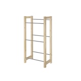 thumbnail of Getränkekistenregal aus Edelstahl und Massivholz Boxenregal 90.81-01