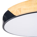 thumbnail of Forlight Plafón de techo Pinta de Aluminio y Madera IP20 19W LED 4000K 40cm