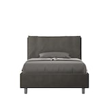 thumbnail of Cama con somier Antea 110x200 gris