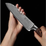 thumbnail of Wakoli Edib 4er Damastmesserset I 8 - 18cm Klinge I Pakkaholzgriff