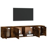thumbnail of vidaXL 3-tlg. TV-Schrank-Set Räuchereiche Holzwerkstoff