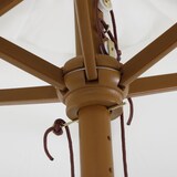 thumbnail of Outsunny Ombrellone da Giardino e Terrazza in Legno 2.5x2.3m Crema