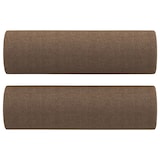 thumbnail of vidaXL 2-Sitzer-Sofa mit Zierkissen Braun 120 cm Stoff