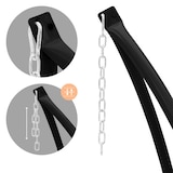 thumbnail of ECD Germany Hängesesselgestell Schwarz 208 cm, stabil & sicher bis 120 kg, Stahlrohr, freistehendes Gestell für Hängesessel & Hängestuhl