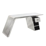 thumbnail of SIT Möbel Airman bureau, aluminium look met sierschroeven | B 175 x D 60 x H 75 cm | zilver | 81707-21 | Serie AIRMAN