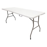 thumbnail of Tavolo pieghevole per uso pubblico 240x75x74 cm – Piano del tavolo portatile in HDPE 4 cm, The HomeWeeks