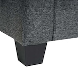 thumbnail of Sofá modular de 2 lugares Sofá Lyon, tecido/têxtil ~ cinzento-antracite, sem apoios de braços