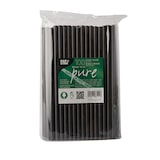 thumbnail of PAPSTAR 100 Shake-Halme, Papier Ø 8 mm · 21 cm schwarz