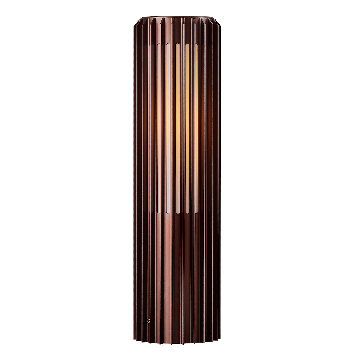 Potelet luminaire ALUDRA 45 Aluminium Seaside marron metallise H. 45,4 IP44 -Extérieur