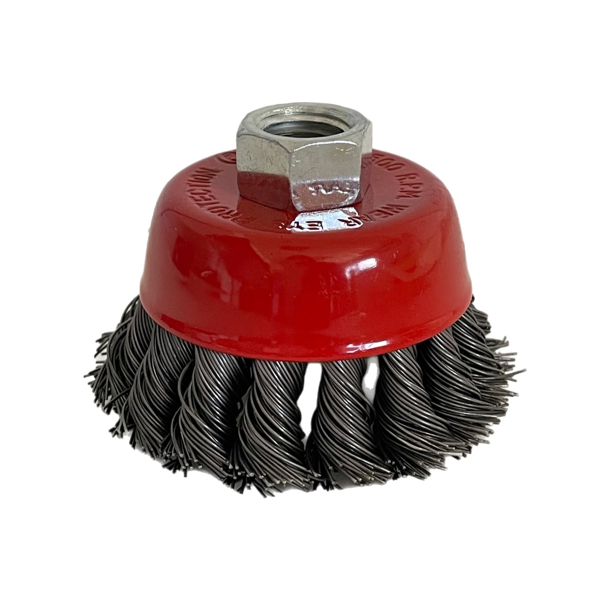 6x Topfbürste 85mm gezopft Winkelschleifer