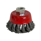 thumbnail of 6x Topfbürste 85mm gezopft Winkelschleifer