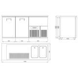 thumbnail of Combisteel biertoog, 2 deuren