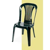 thumbnail of Lote de 100 unidades: Silla cátering color verde para exterior.