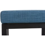 thumbnail of DELUKE® Barhocker KIEL - Blau, Stoff, Stahl, 85cm Höhe | Barhocker ohne Lehne Barstuhl Tresenhocker Tresenstuhl Kneipenhocker Kneipenstuhl