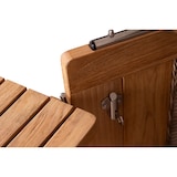 thumbnail of Strandkorb deVries PURE® Friesland Sylt XL - PE white kubu - Dessin 198 - inkl. Schutzhülle