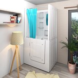thumbnail of Seniorendusche und Sitzwanne Kombination Wanne mit Tür S02D-A-L 78x100x205cm