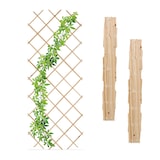 thumbnail of Relaxdays Rankgitter ausziehbar, 3er Set, Rankhilfe Kletterpflanzen, 180x90 cm, Garten, Balkon, Terrasse, Holz, natur