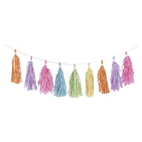 thumbnail of VEPATIM Tassel-Girlande "Pastellfarben" aus Papier schwer entflammbar 3m